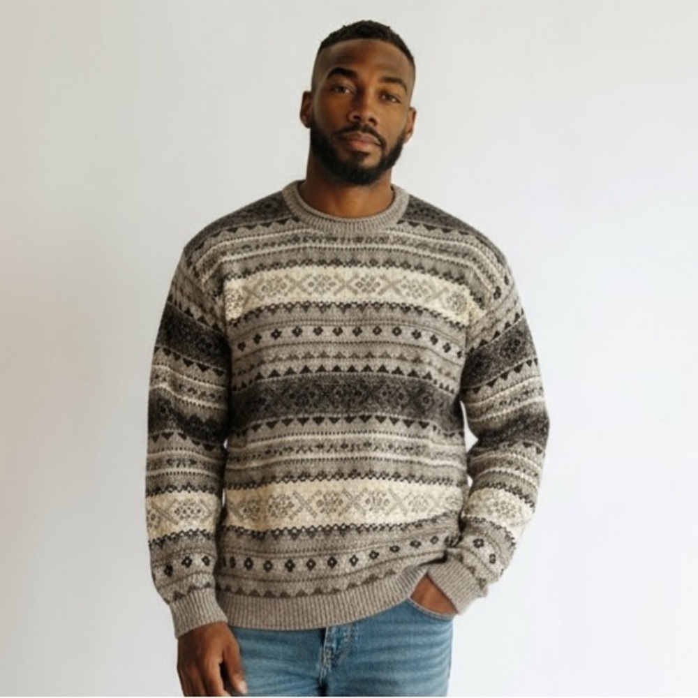 Vintage 90’s Croft & Barrow Knit Beige Sweater